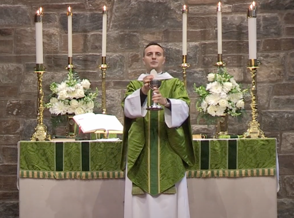 My first Sunday Eucharist as a priest… - Fr. Matthew Machowski